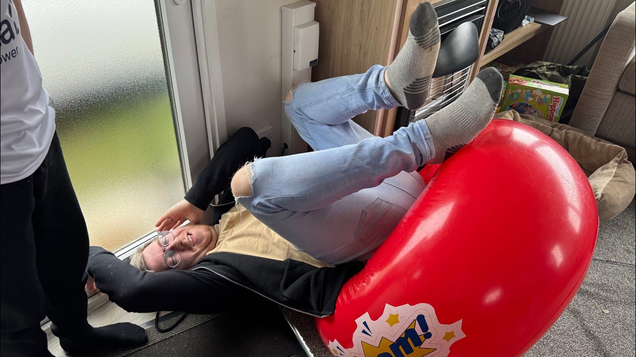 CRAZY INFLATABLE BATTLE… Who Will Survive?! Good Friday Caravan Getaway