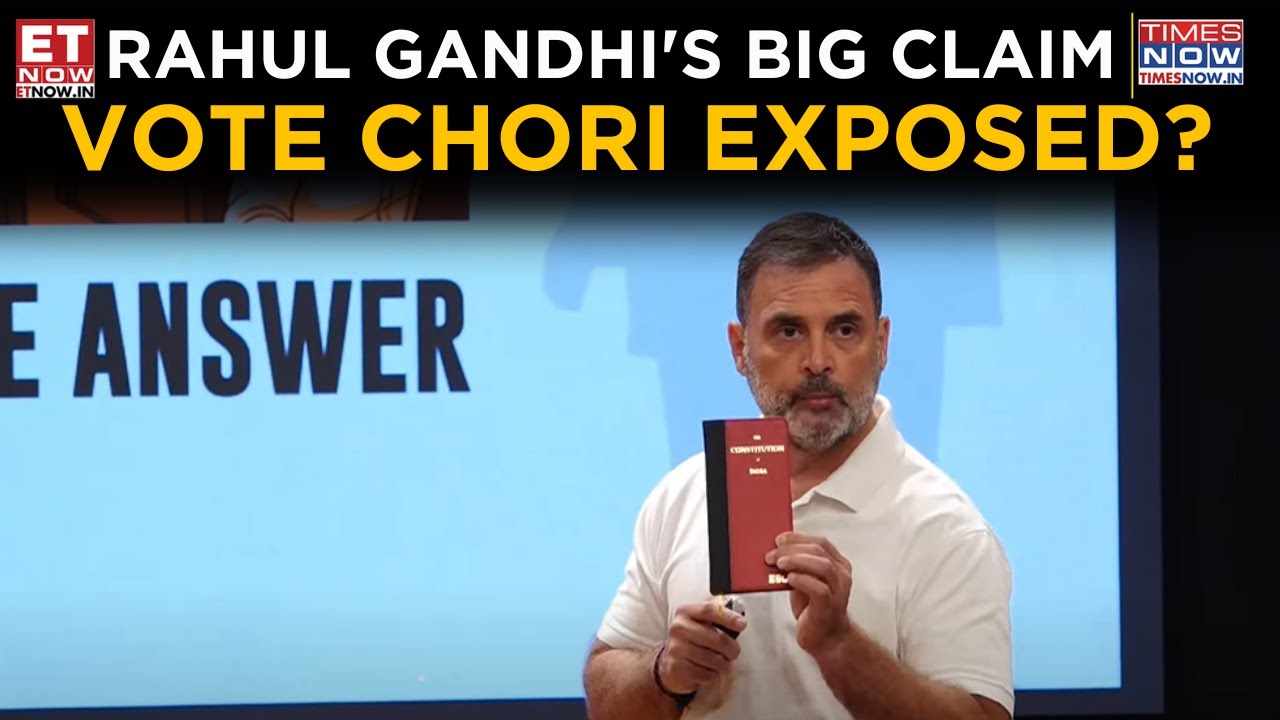 Vote Chori Truth Revealed? Rahul Gandhi Drops Bombshell On Election&nbsp;Commission & BJP | ET Now