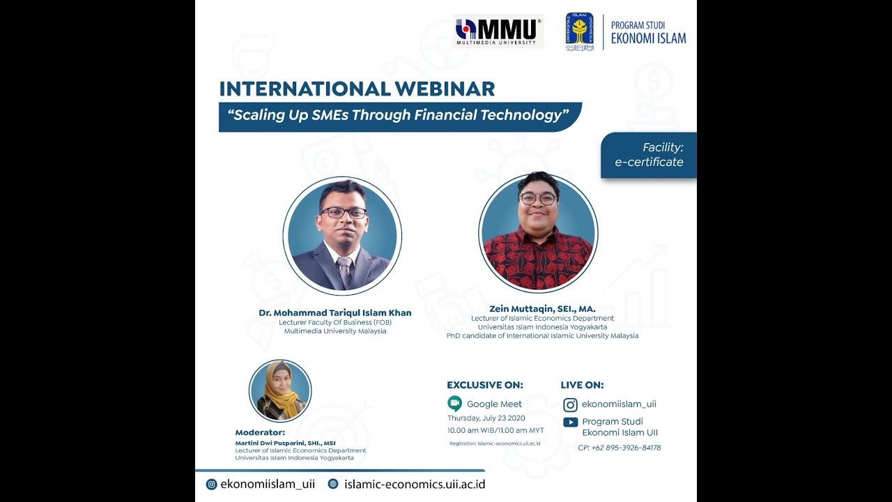 International Webinar on Scaling Up SMEs Through Financial Technology