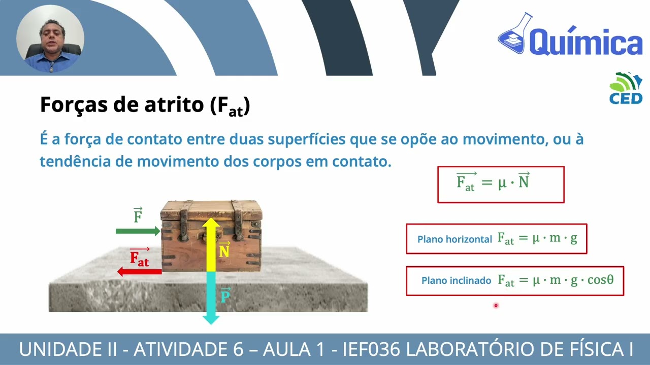 Atividade 6 - Aula 1 - IEF036 Laboratório de Física I - Curso de Química
