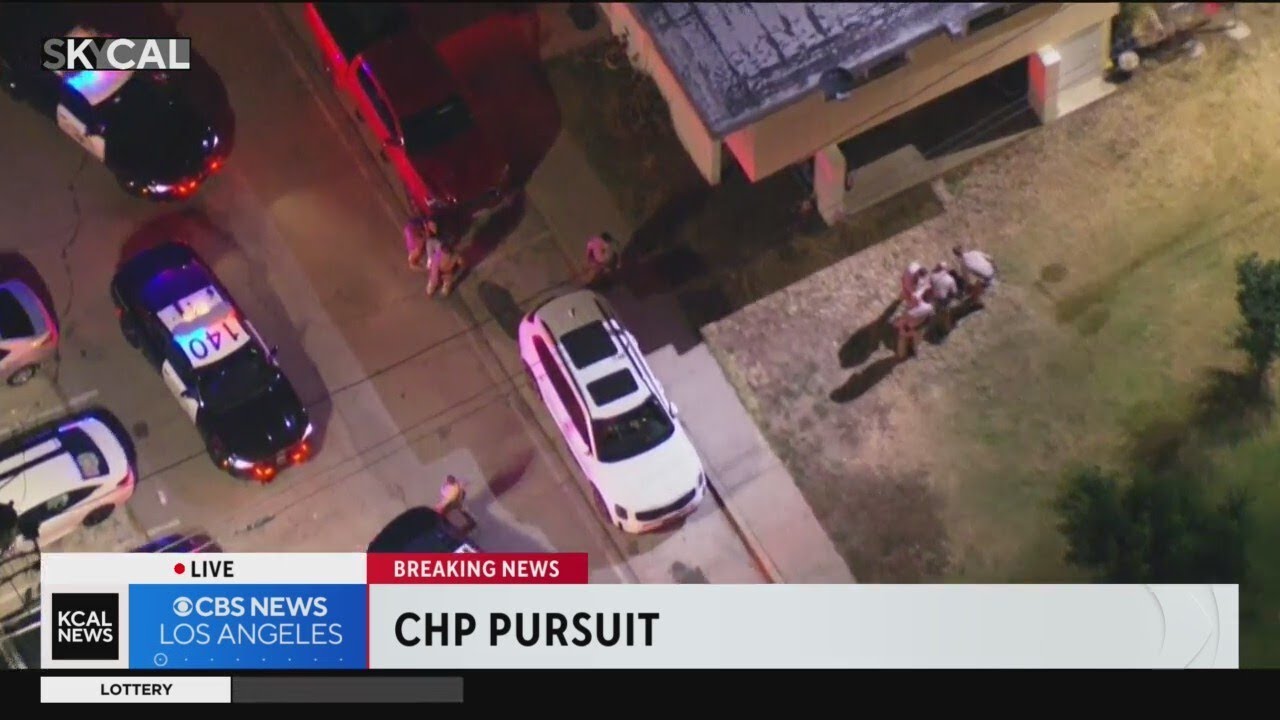 CHP pursuit ends in Pacoima