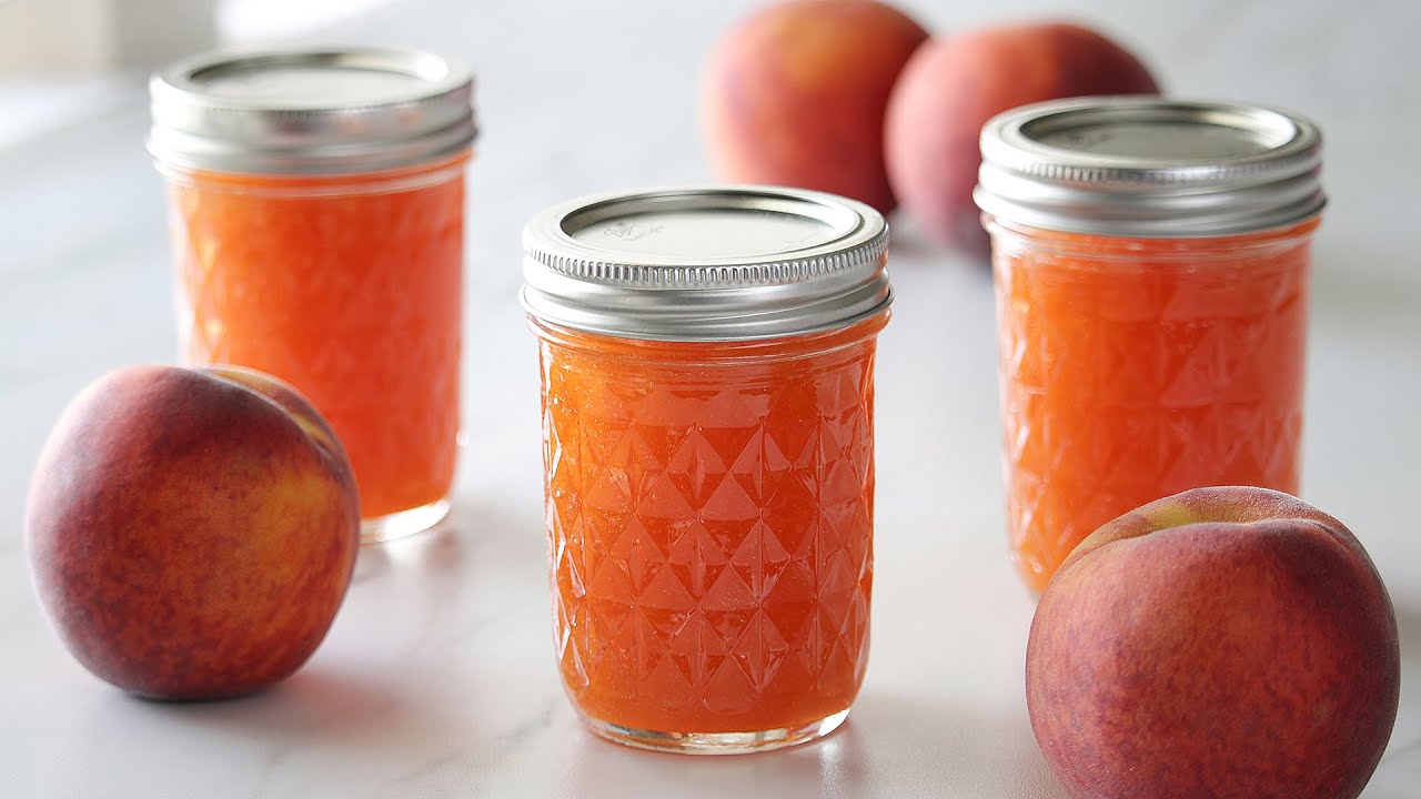 Homemade Peach Jam Without Pectin