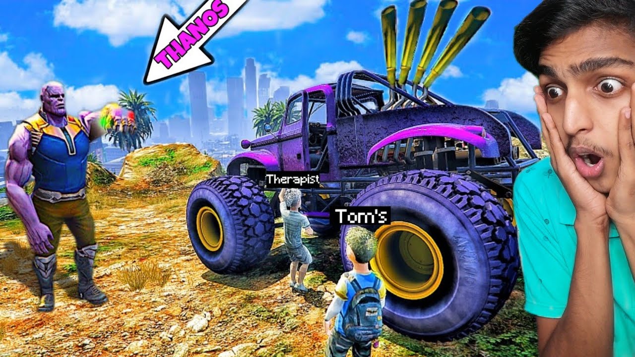 GTA 5 RP : We Stole THANOS CAR From THANOS !! MALAYALAM