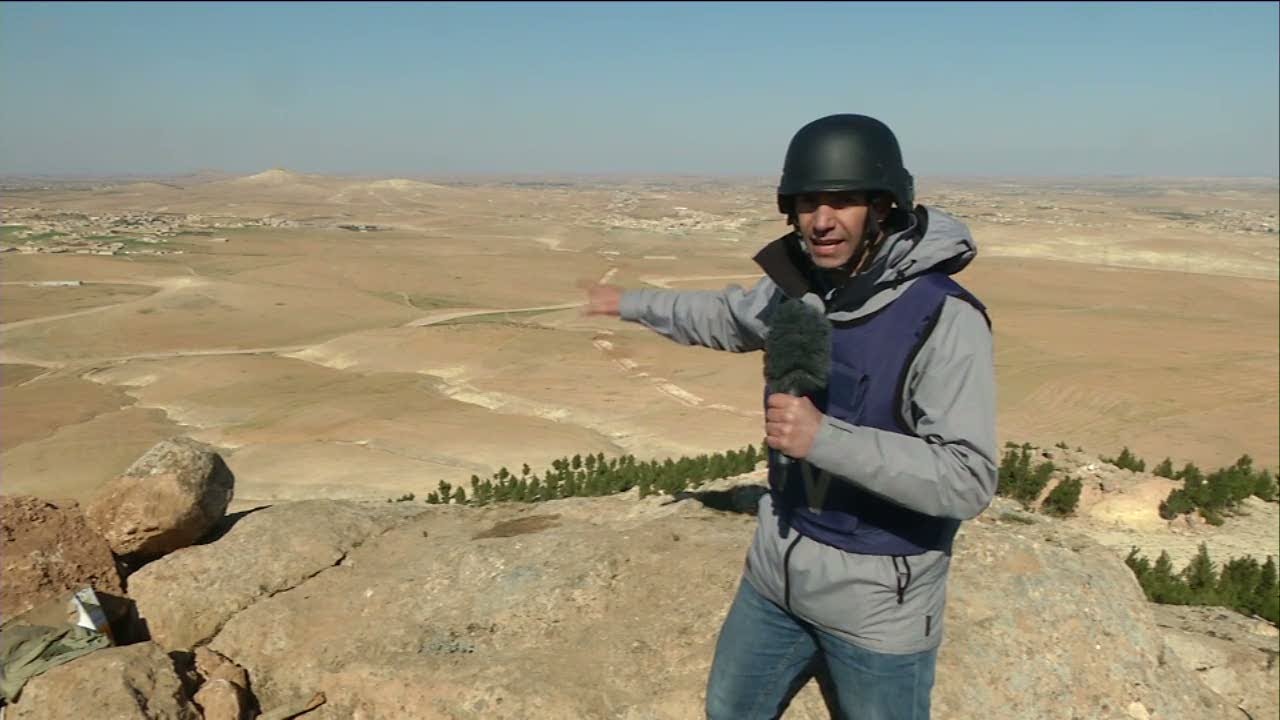 Samir p&aring; plats vid frontlinjen mot IS - Nyheterna (TV4)