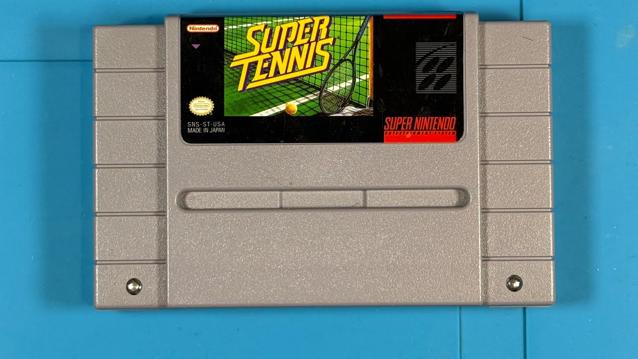 🎮🧽 Super Nintendo Super Tennis Deep Clean | Retro Cartridge Restoration 🎾