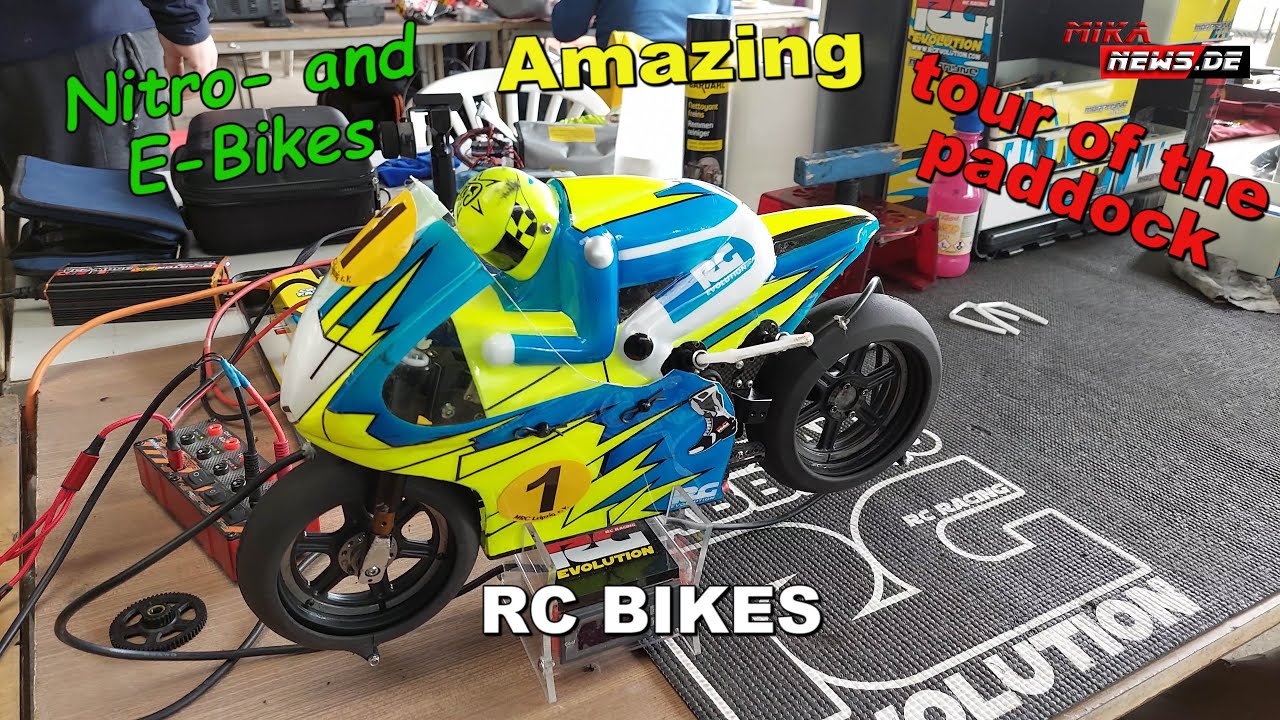 Amazing RC BIKES - Rundgang durch das Fahrerlager - World Championship WarmUP at Leipzig