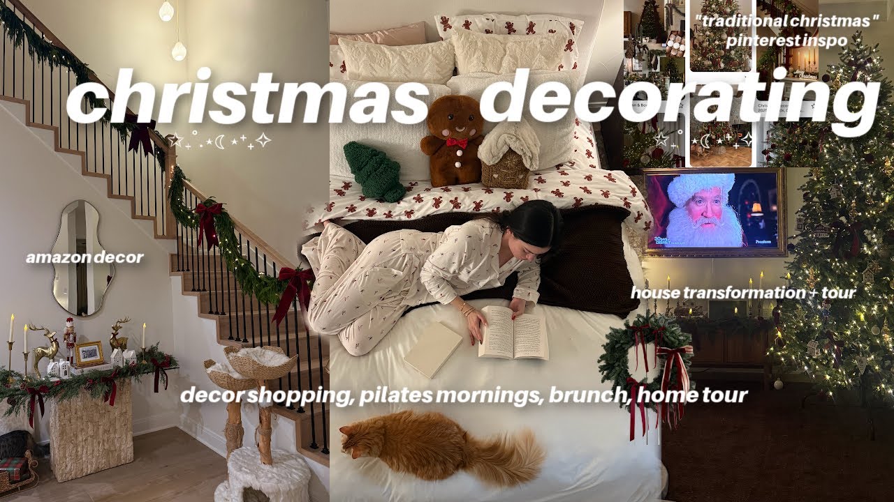 праздничный видеоблог! 🎄🧸 | рождественские украшения, уютный декор дома, товары для дома/покупки ...