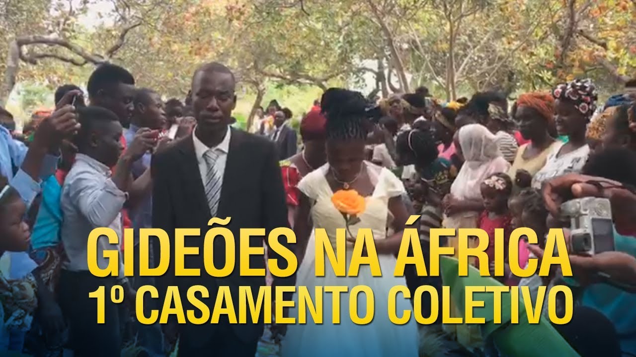 Gideões realiza o  1º casamento coletivo na África