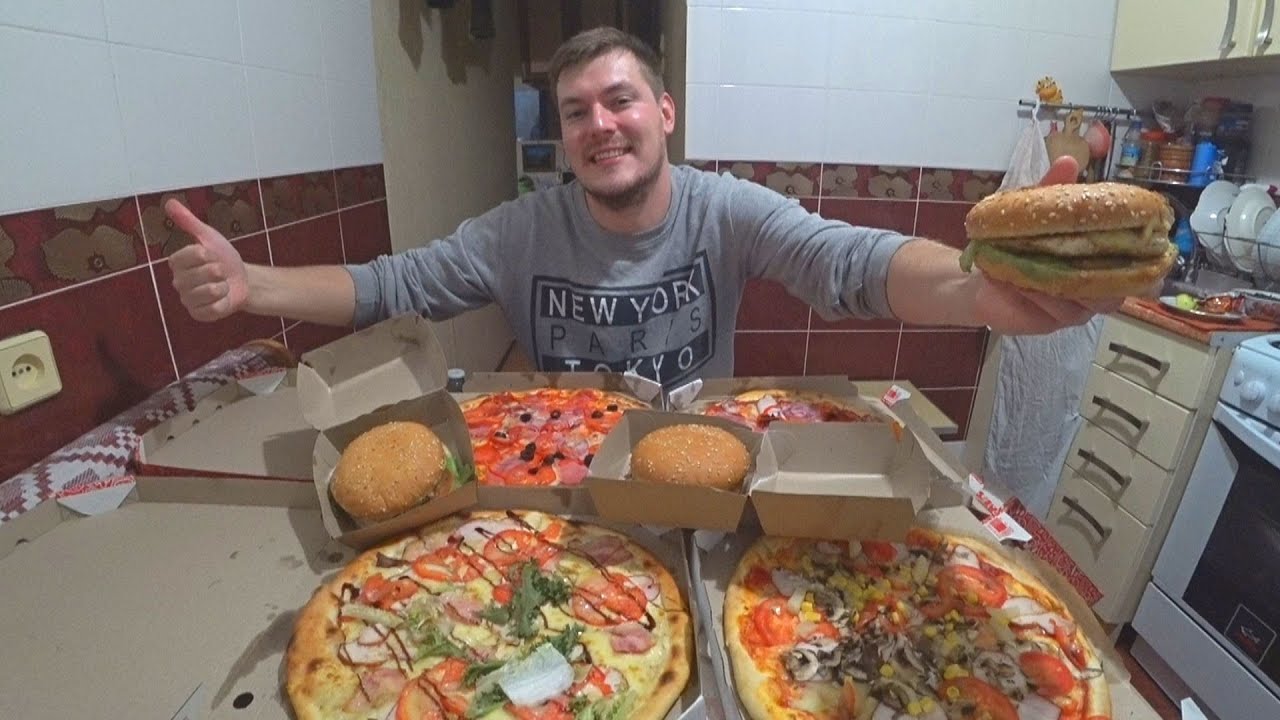 ОБЗОР ДЕШЕВЫХ БУРГЕРОВ И ПИЦЦЫ ИЗ ВЕЛМАРТА