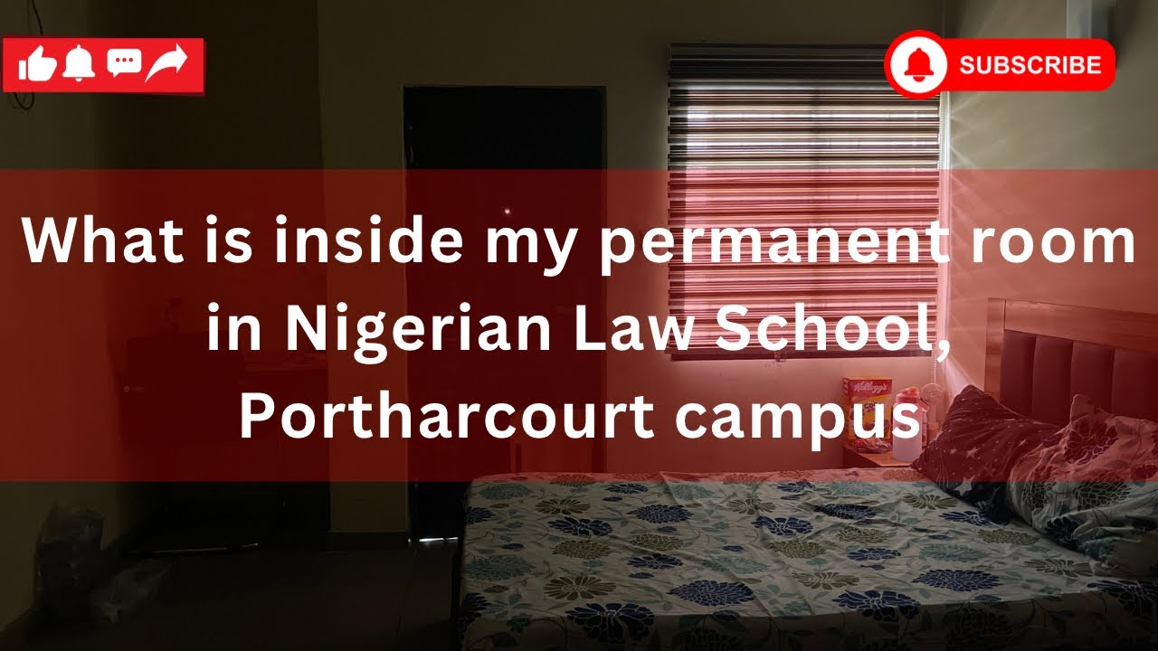 Room tour in Nigerian Law School, Portharcourt campus | #lawschooldiaries