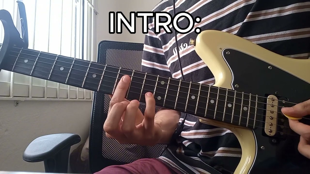 Origami Angel - Where Blue Light Blooms (guitar cover and tutorial)
