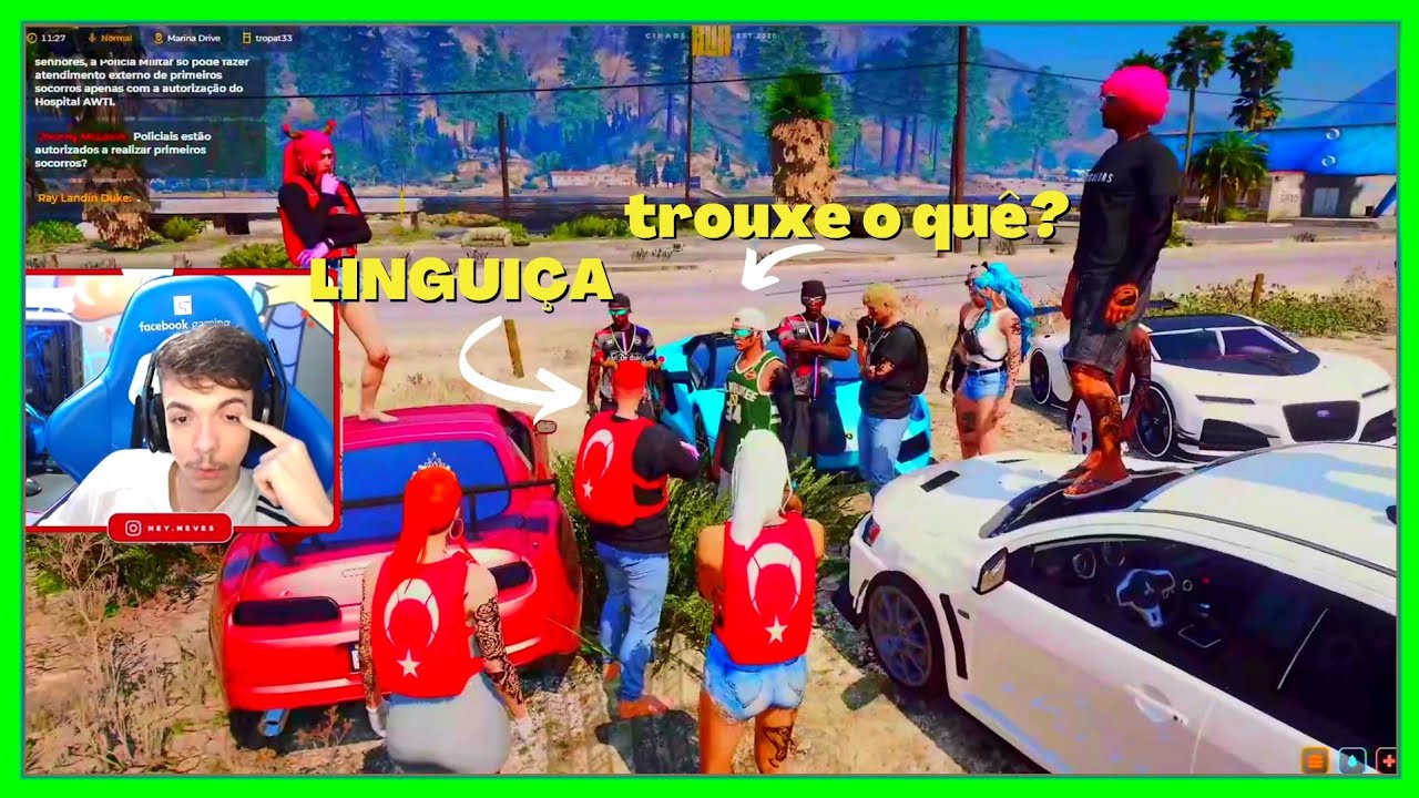 PUDIM CHAMA A TURQUIA PRO CHURRASCO - BKINHO RP CLIP'S