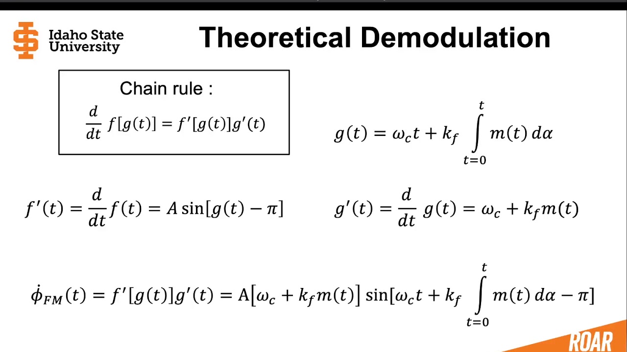 1 - 4.7 Ideal FM Demodulation