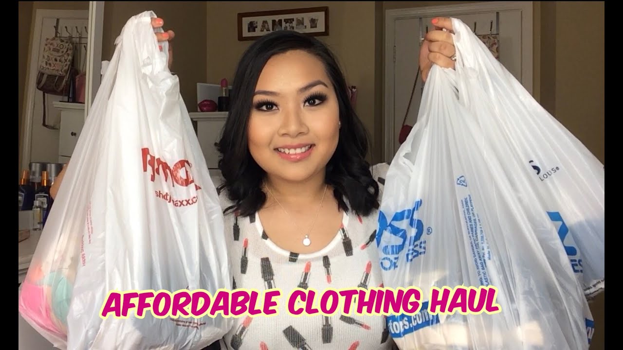 HUGE Affordable Clothing Haul & Try On (Ross, Tjmaxx, Marshalls, Burlington Coat Factory)