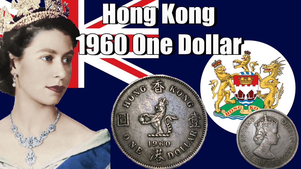 Hong Kong 1960 One Dollar, Colonial Coin. | Coin Collecting #16