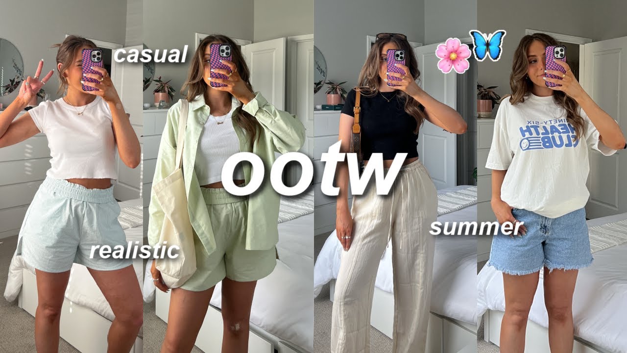 SUMMER OUTFITS OF THE WEEK | casual outfit ideas for summer 2022! (what I *actually* wear in a week)