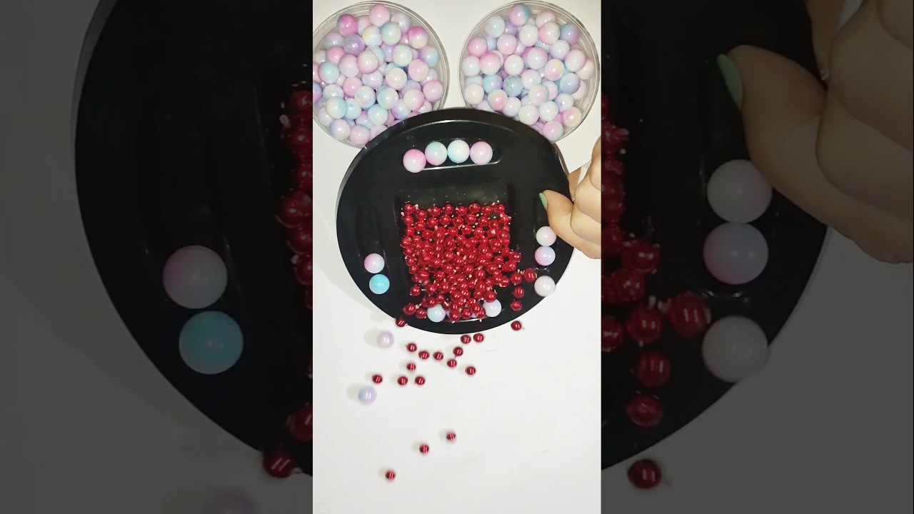 Awesome Rolling Mix Beads || #trending #satisfying #asmrsounds #beadsound #shorts