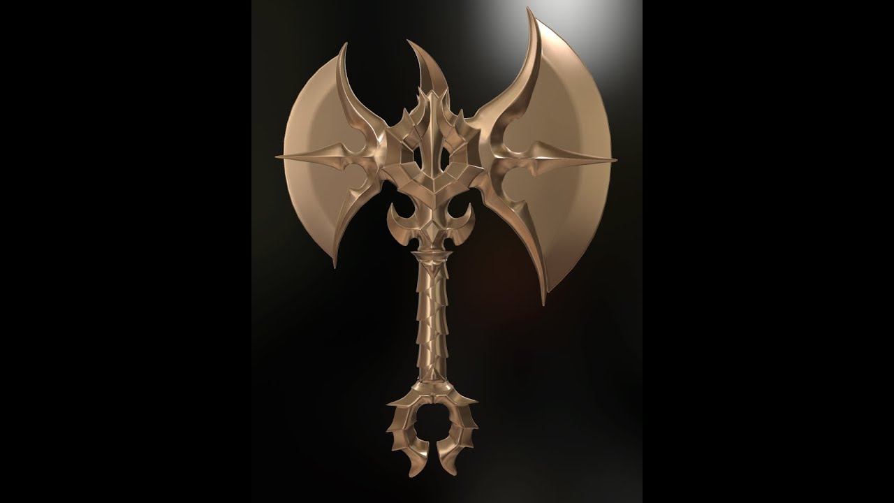 How to model a simple axe - PART- 3