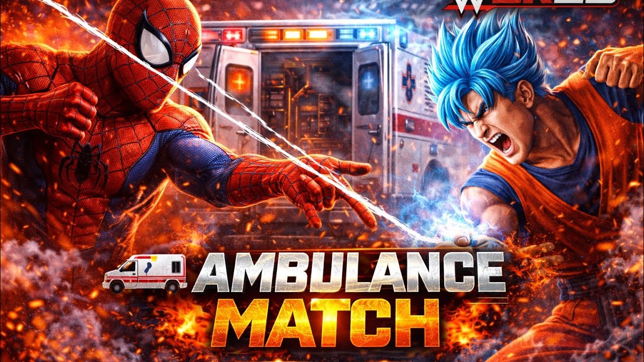 Ambulance Match Mayhem – Goku vs Spider-Man Multiverse Showdown