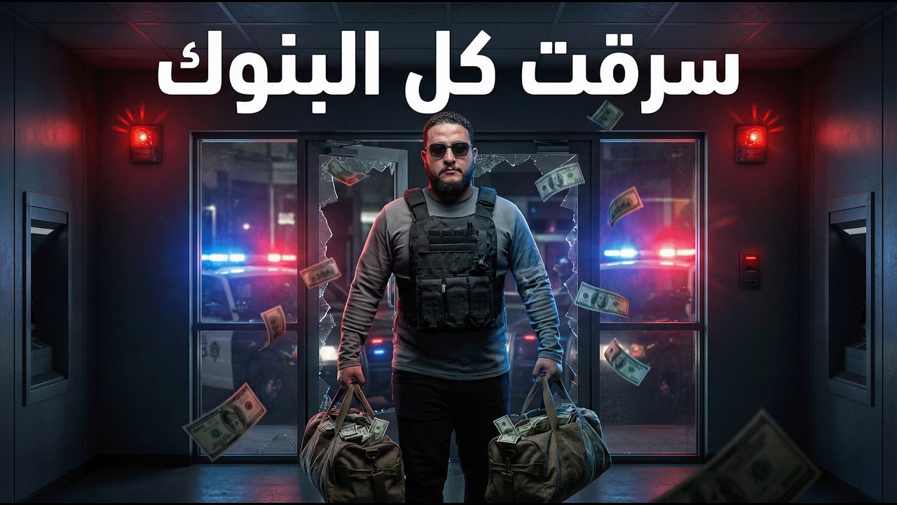قراند 5:سرقت اكبر بنوك في المدينة 😱 | GTA V 🔥