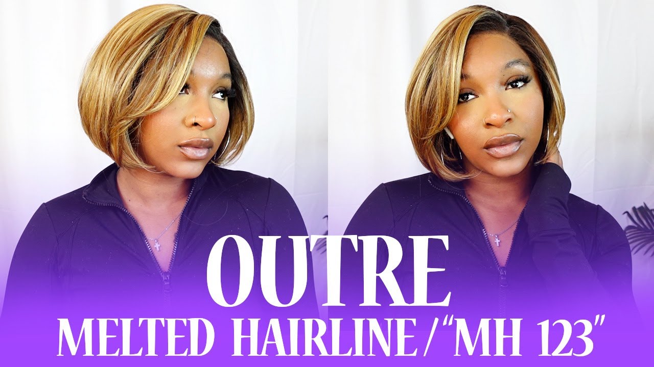 Парик Outre Melted Hairline Glueless HD Lace Parting Front Wig - MH 123 | EBONYLINE.COM