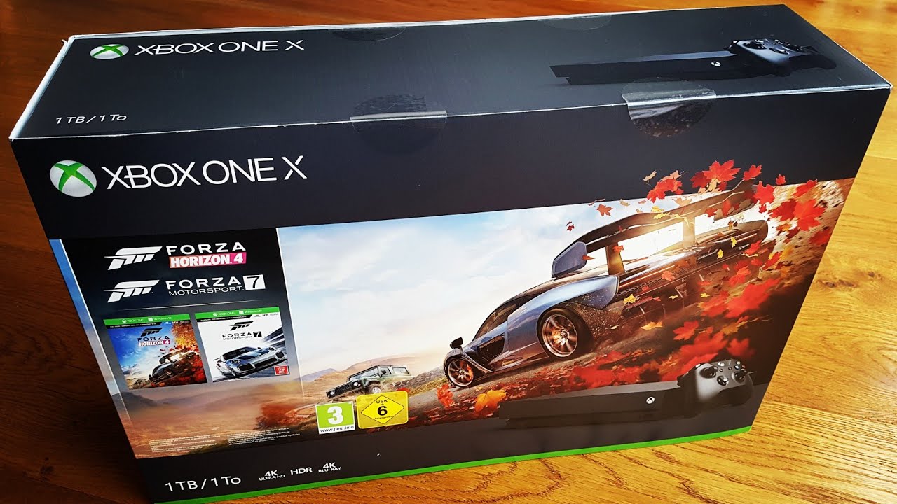 XBOX ONE X - полная распаковка и настройка