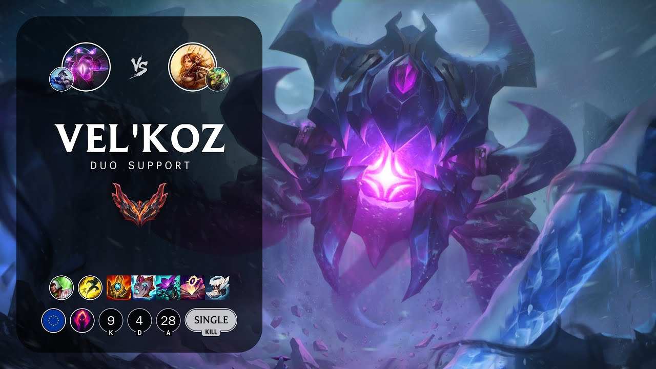 Vel'Koz Support vs Leona - EUW Grandmaster Patch 14.8