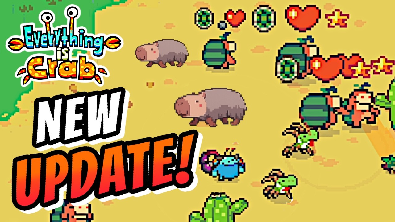 This Brilliant Animal Evolution Roguelite Has NEW UPDATES! Oh Yeah!! :D | Everything Is Crab