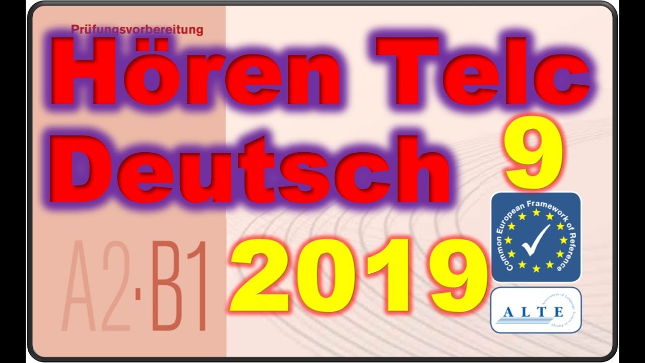 Modelltest (9) A2-B1 Hören Deutsch 2019