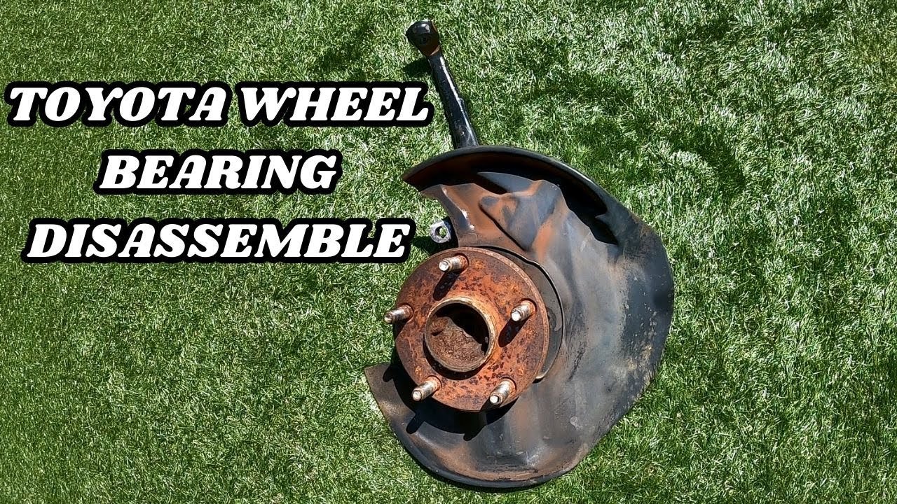 FRONT HUB BEARING REMOVAL | GXE10 SXE10 JZX90 JZX100 JZX110 IS200 IS300