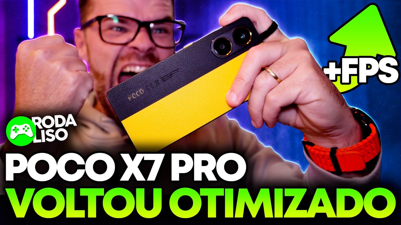 Atualizei o POCO X7 Pro e a performance melhorou muito! // RODA LISO