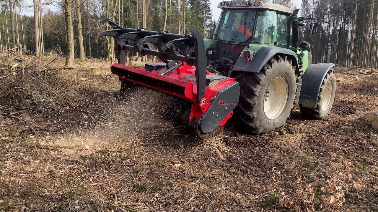 Forstmulcher Prinoth M650m TURBO - Rückegassen Teil 2