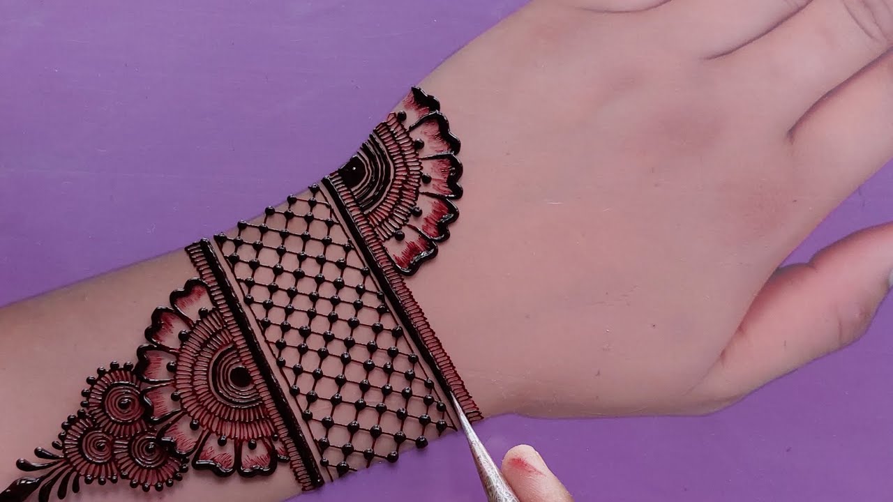 Front hand stylish mehndi design | Latest mehndi design | simple mehndi | mehndi design | mehndi .