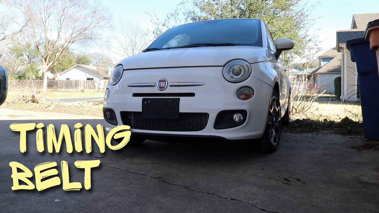 Замена ремня ГРМ Fiat 500, двигатель 1,4 л 16 В, автоматическая коробка передач