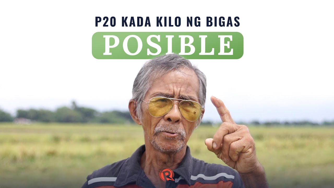Ang dapat mangyari para P20 per kilo ang bigas