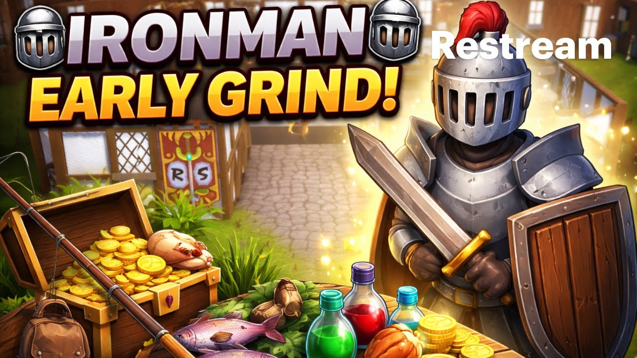 🧙‍♂️⚔️ OSRS IRONMAN EARLY GRIND ⚔️🧙‍♂️