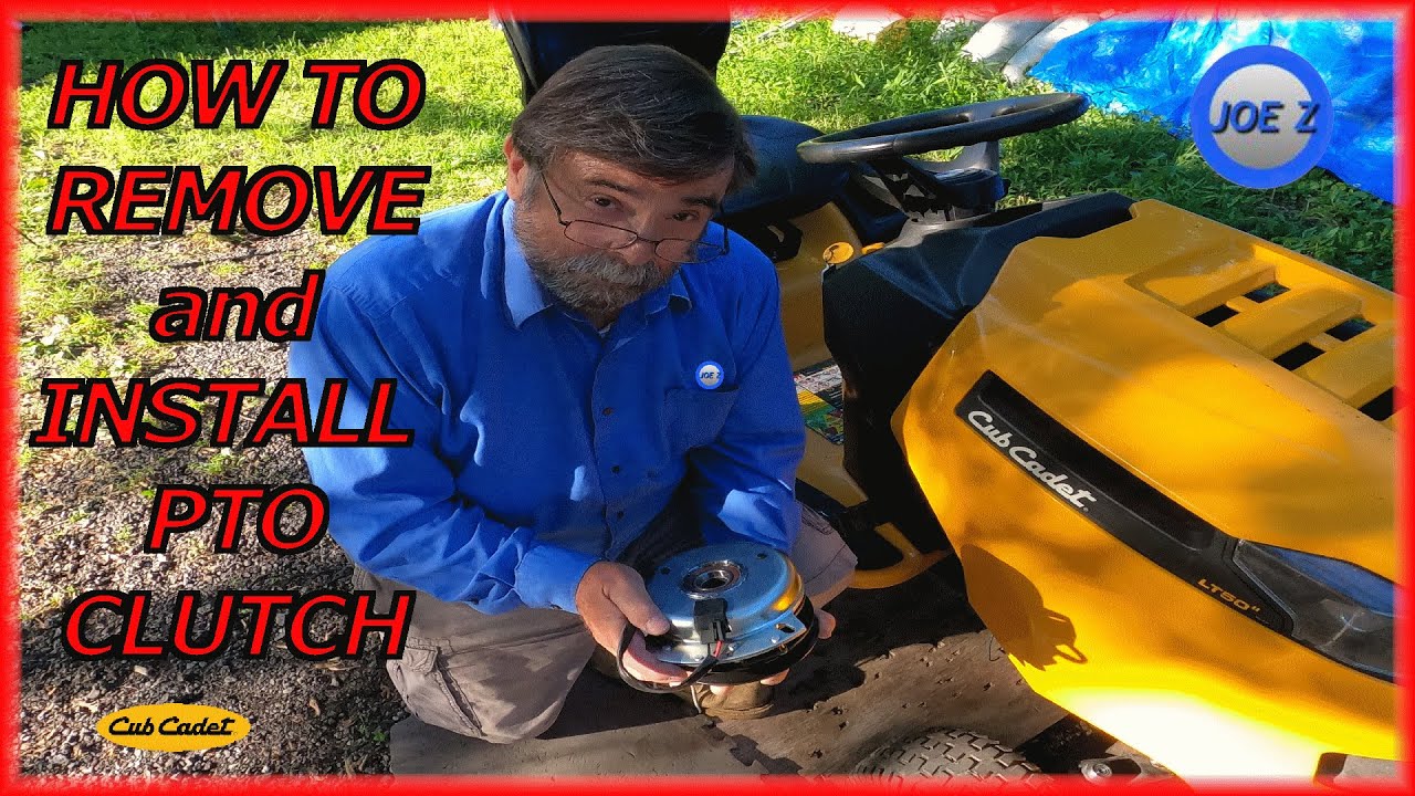 Как снять и установить сцепление PTO CUB CADET
