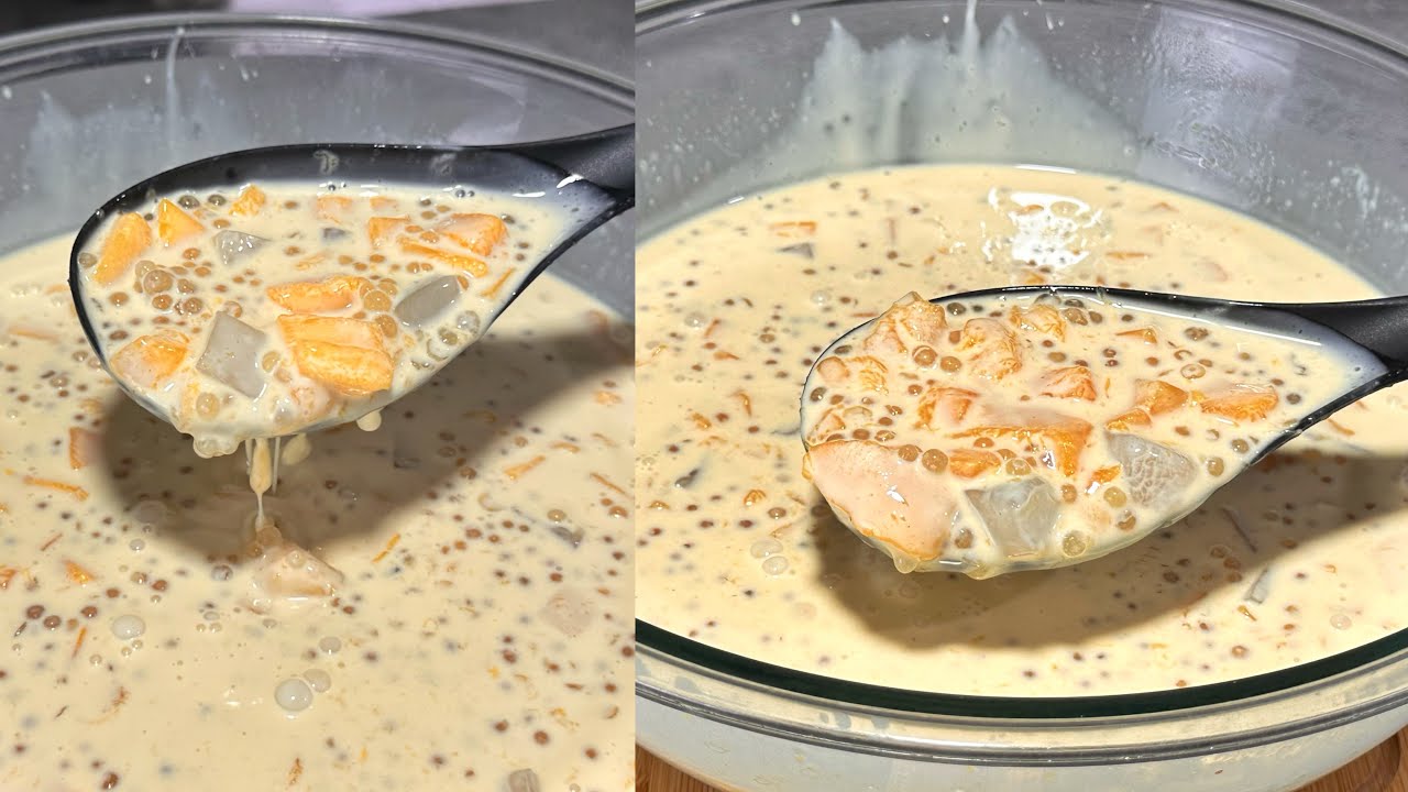 Mango Tapioca with Nata de Coco! | Precy Meteor