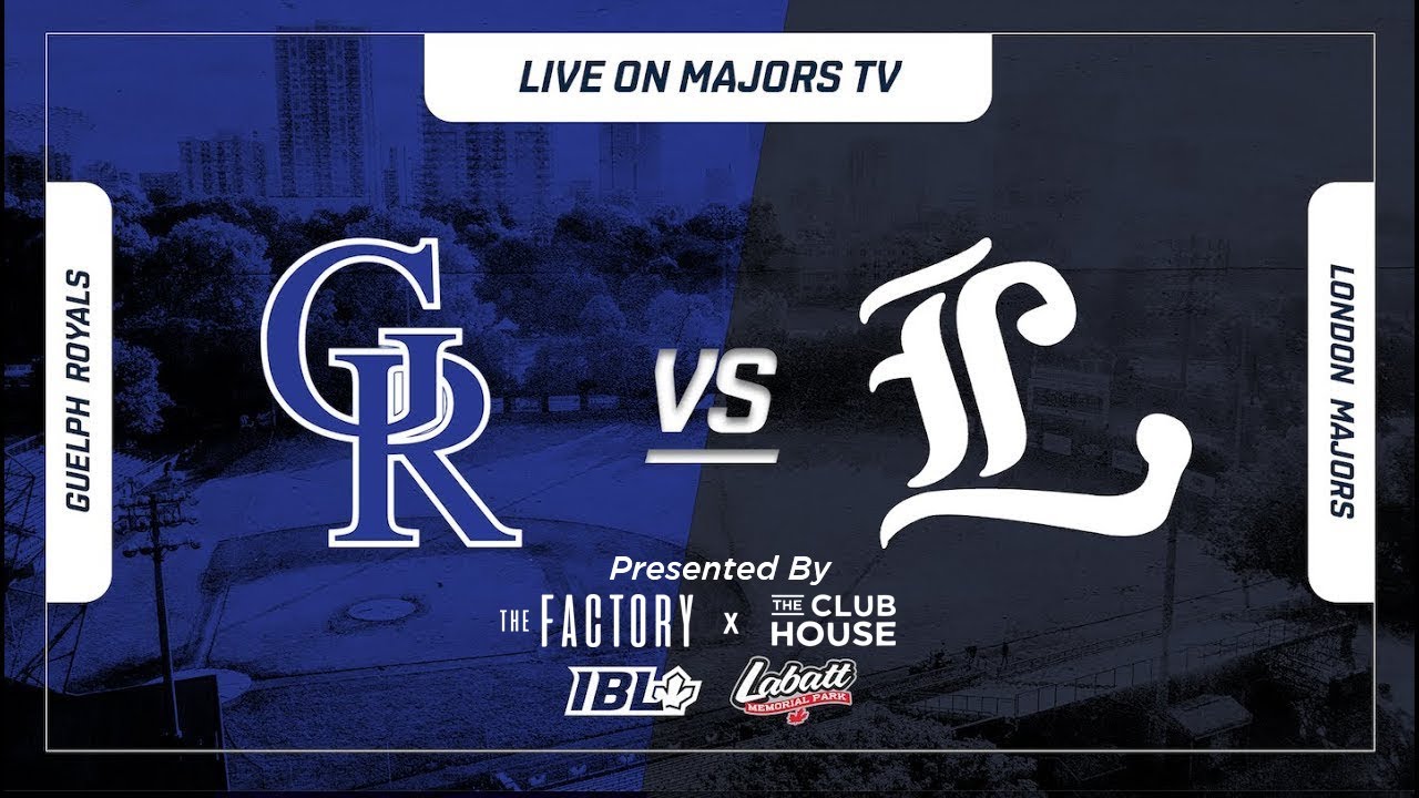 IBL 107th Season: IBL PLAYOFFS RD 1 Guelph Royals @ London Majors