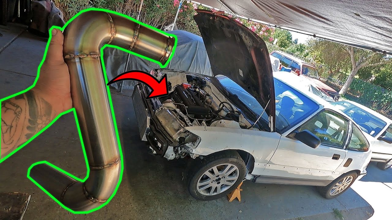 TURBO KIT Install in CRX B18 NON-VTEC