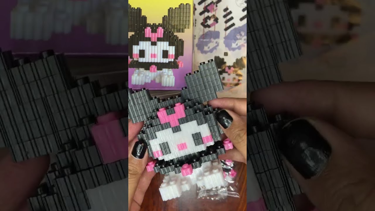 KUROMI LEGO BLOCKS TUTORIAL/ ASMR DIY (very easy) step-by-step