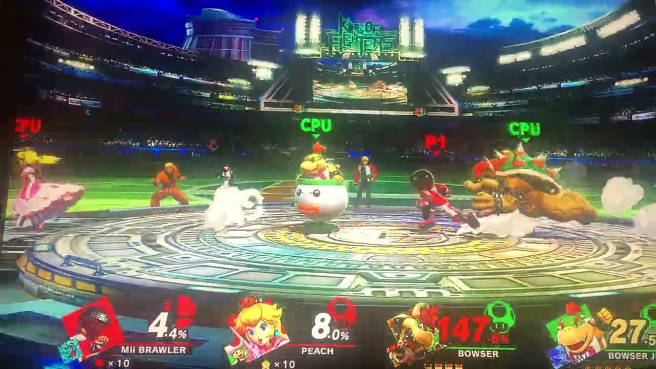 Super Smash Bros Ultimate T.20 Mii Brawler 🦸‍♂️ & Peach 👸🏼 💖 👠, King of The Fighter Stadium 2