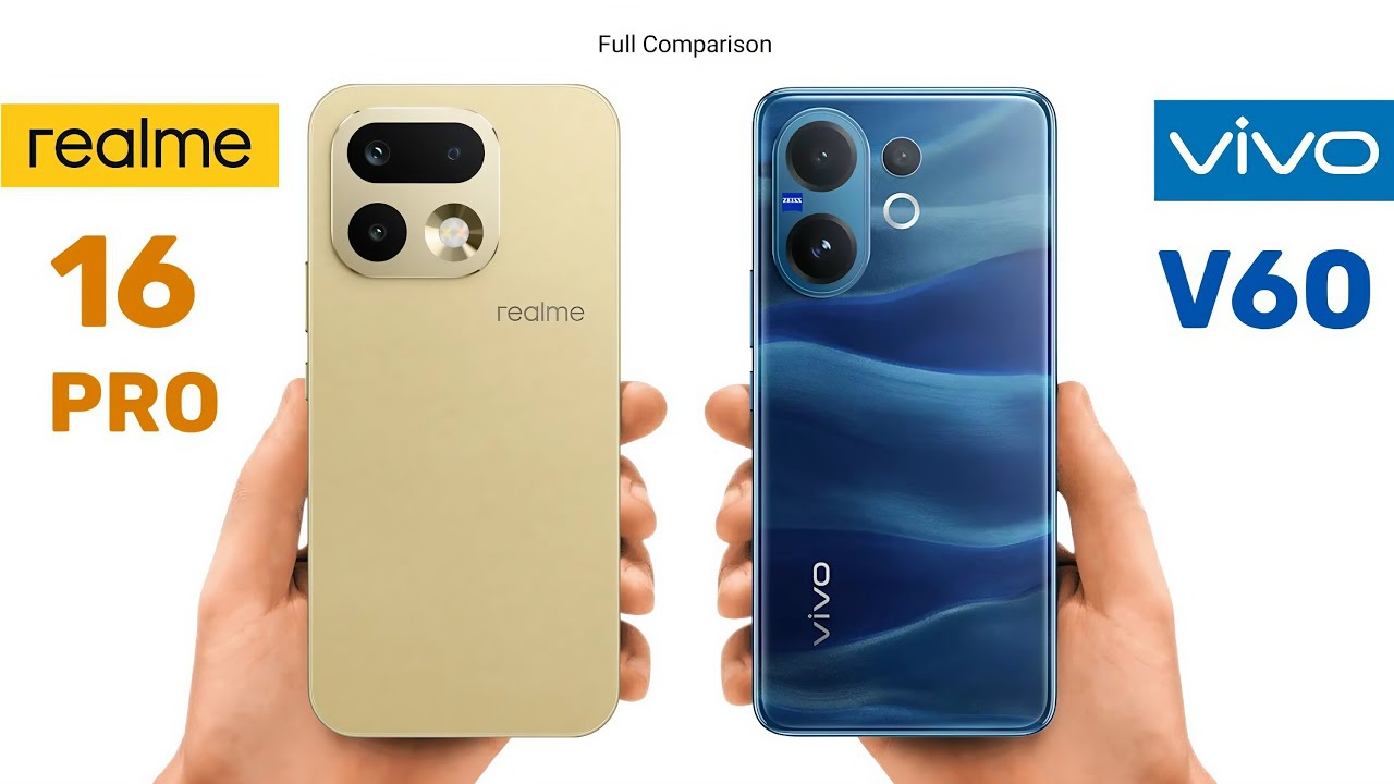 Realme 16 pro vs Vivo V60 Full Comparison | Best Phone Under 35k ?