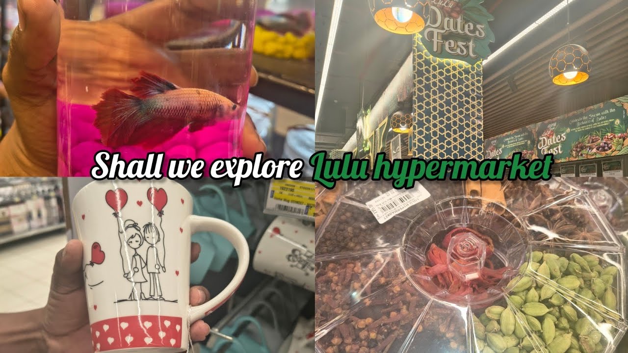 Explore lulu hypermarket Hyderabad with me in Tamil 