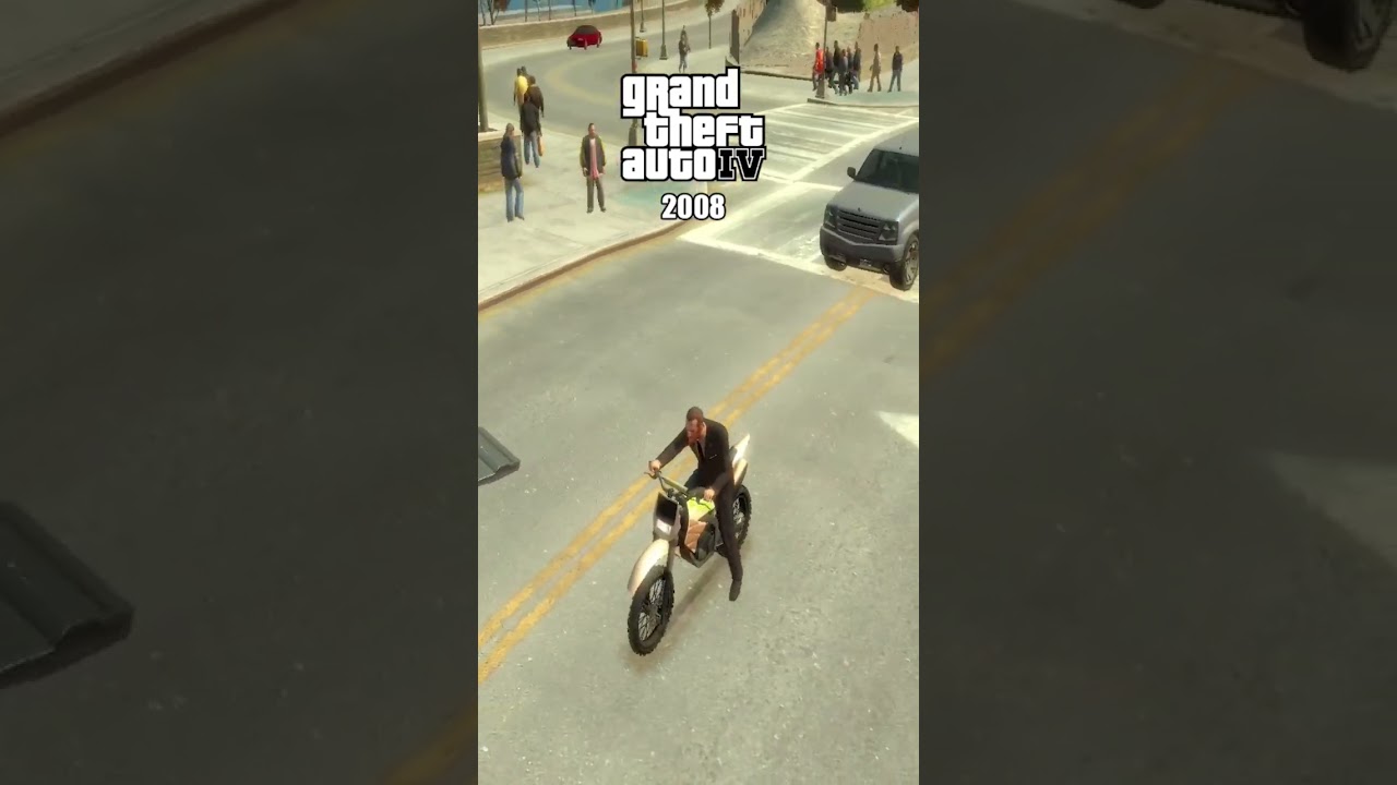 Testing Car Door Collisions in GTA Games! #gtavicecity #gtasa #gta4 #gtav #gaming