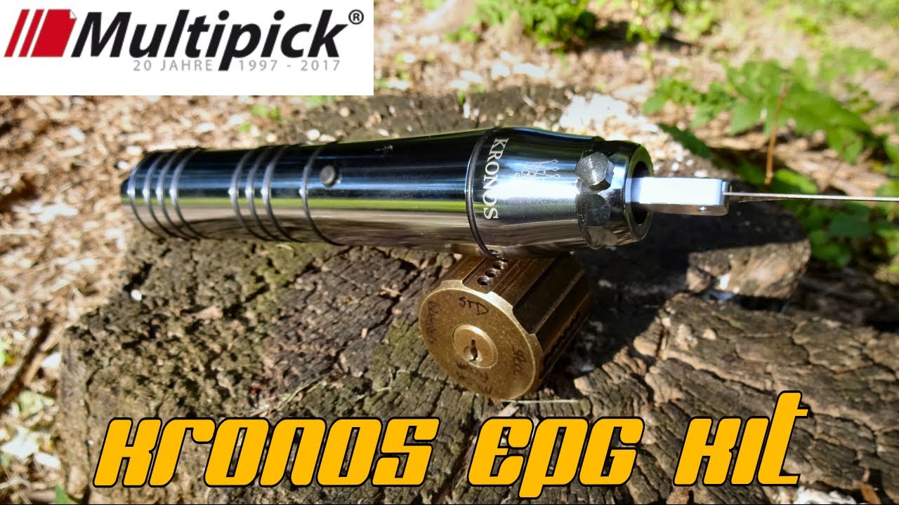 (1316) Обзор: комплект электроотмычки Multipick Kronos (EPG)!