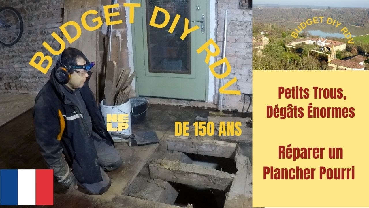 Comment Réparer un Plancher Pourri de 150 Ans : Petits Trous, Dégâts Énormes