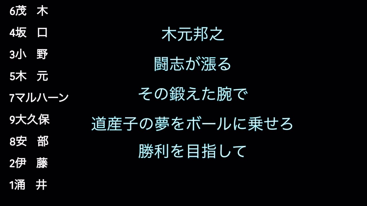 [MIDI]リクエスト応援歌で打線