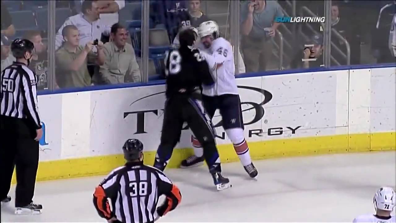 Zack Stortini vs Zenon Konopka Round 1 Dec 9, 2009