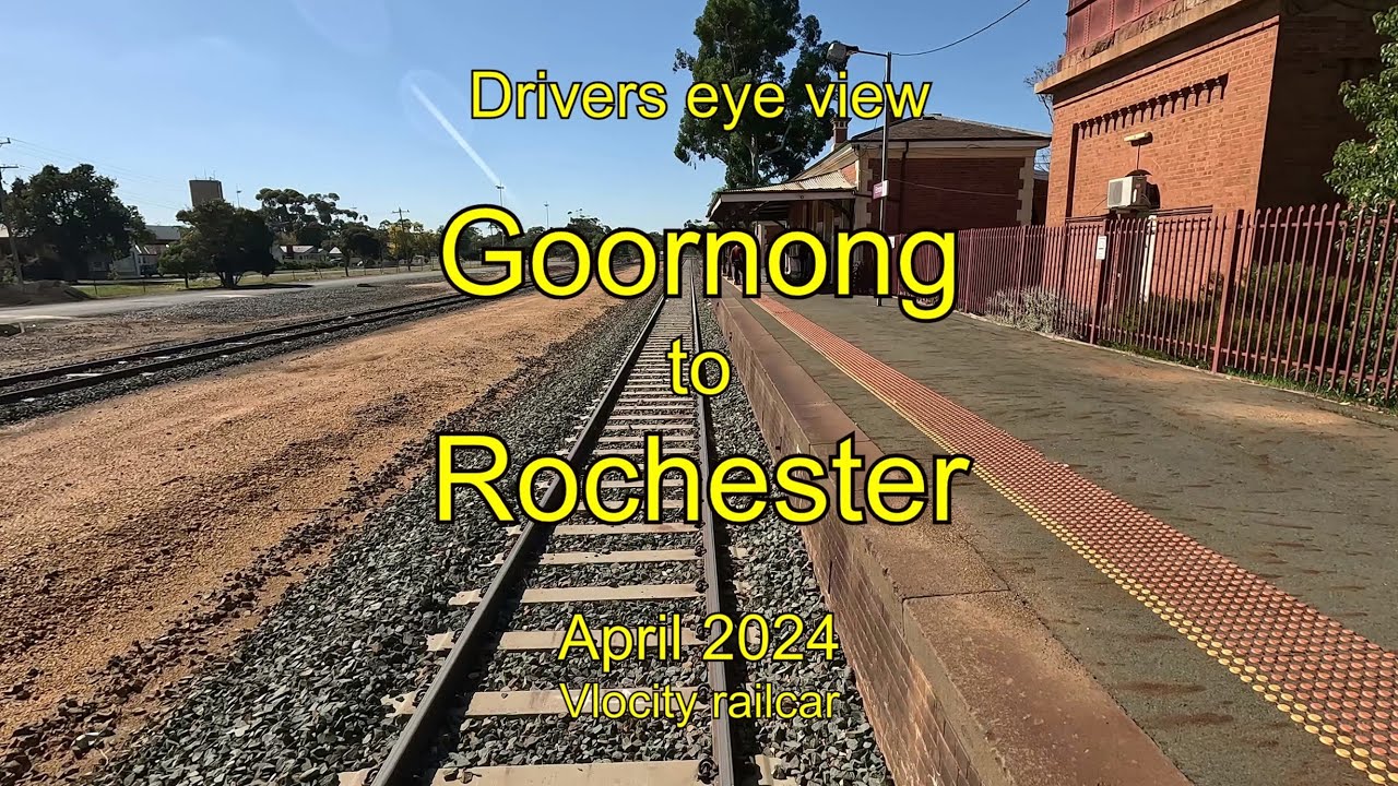 Drivers eye view, Goornong to Rochester, Apr 2024